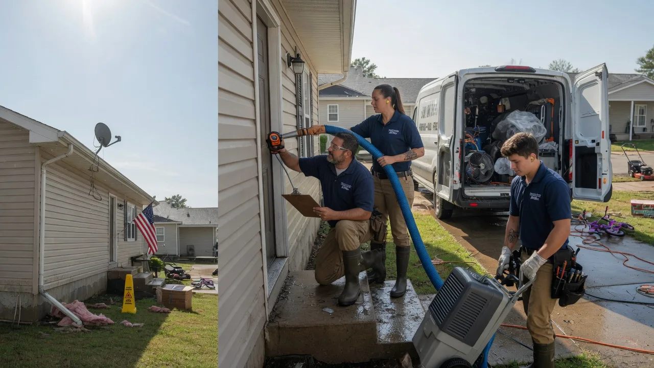 Ceiling Water Damage Restoration in Vermilion, IL near me